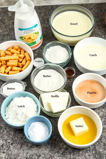 Cremiger Kokospudding mit Karamellsoße ingredients