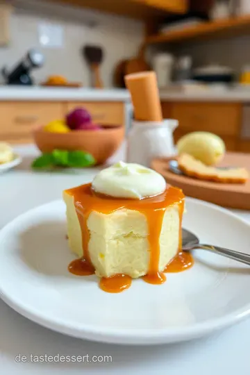 Cremiger Kokospudding mit Karamellsoße steps
