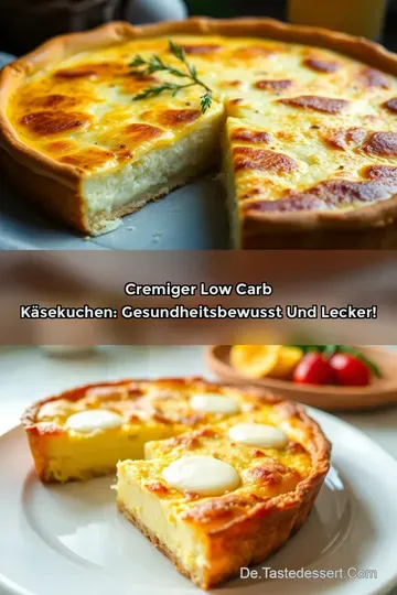 Cremiger Low Carb Käsekuchen: Gesundheitsbewusst und Lecker!