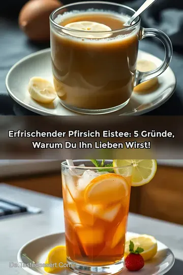 Erfrischender Pfirsich Eistee: 5 Gründe warum du ihn lieben wirst!