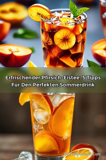 Erfrischender Pfirsich-Eistee: 5 Tipps für den perfekten Sommerdrink