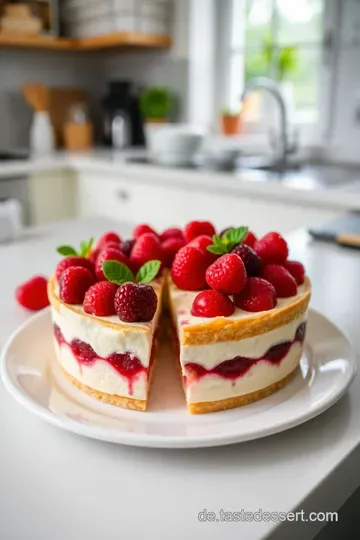 Frischkäse Torte mit Erdbeeren – Rezept für einen Sommergenuss steps