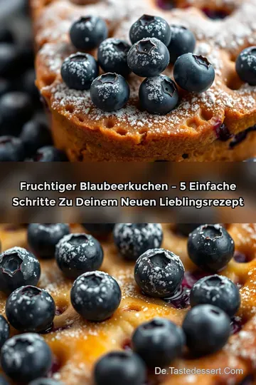 Fruchtiger Blaubeerkuchen – 5 einfache Schritte zu deinem neuen Lieblingsrezept