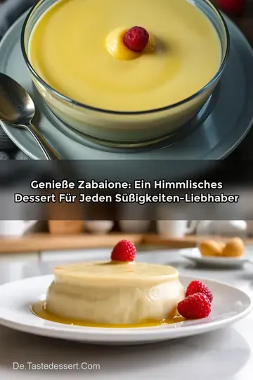 Genieße Zabaione: Ein Himmlisches Dessert für jeden Süßigkeiten-Liebhaber