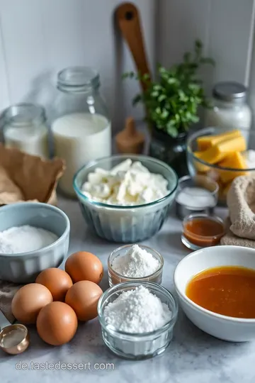 Grießpudding mit Karamellsauce ingredients