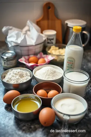 Hafertreffer: Saftige Muffins mit Haferflocken und Früchten ingredients