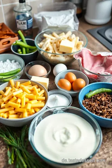Herzhafter Zwiebelkuchen – Ein Klassiker der deutschen Küche ingredients