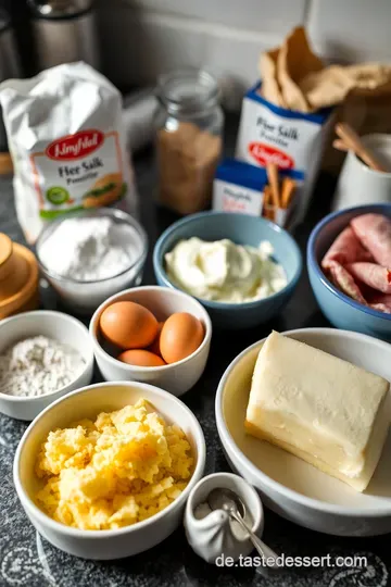 Herzige Waffeln mit Lauch und Speck ingredients