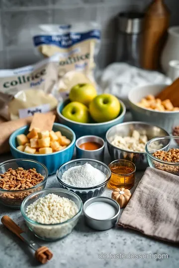 Himmlische Apfeltaschen mit Blätterteig ingredients