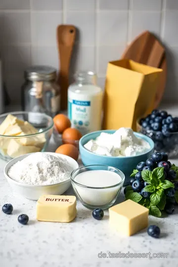 Himmlische Blaubeermuffins – Ein Stück Sommer im Mund ingredients