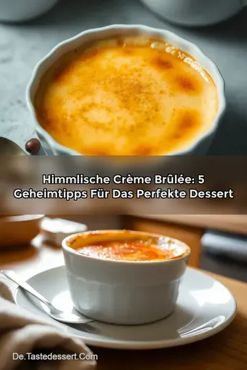 Himmlische Crème Brûlée: 5 Geheimtipps für das perfekte Dessert