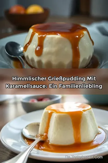 Himmlischer Grießpudding mit Karamellsauce: Ein Familienliebling