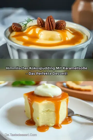 Himmlischer Kokospudding mit Karamellsoße – Das perfekte Dessert!