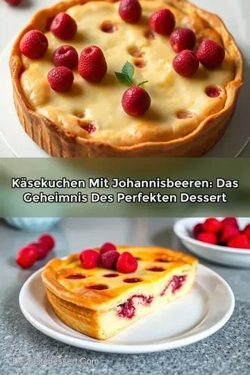 Käsekuchen mit Johannisbeeren: Das Geheimnis des perfekten Dessert