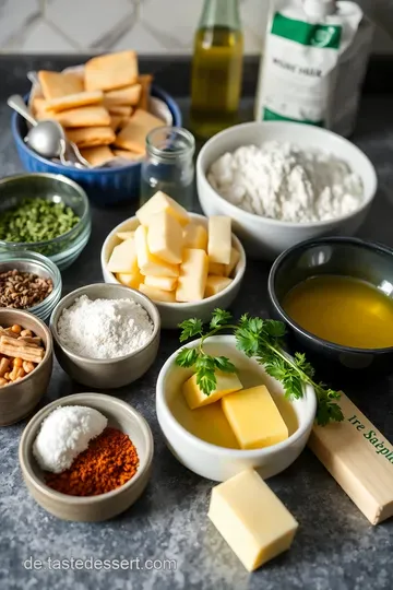 Knusprige Grissini mit Kräuterbutter ingredients