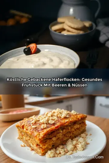 Köstliche gebackene Haferflocken: Gesundes Frühstück mit Beeren & Nüssen