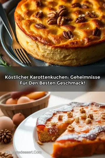 Köstlicher Karottenkuchen: Geheimnisse für den besten Geschmack!