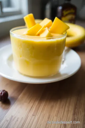 Köstlicher Mango-Bananen-Smoothie steps