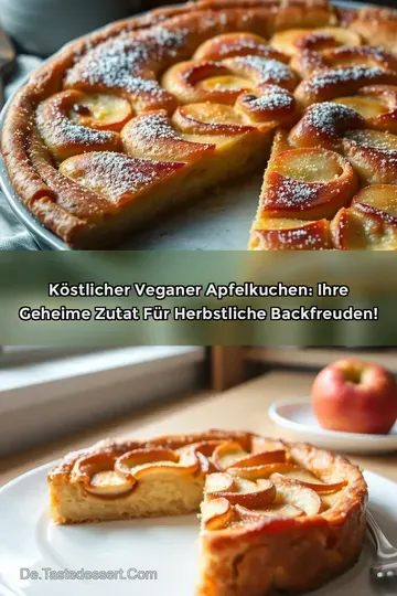 Köstlicher veganer Apfelkuchen: Ihre geheime Zutat für herbstliche Backfreuden!
