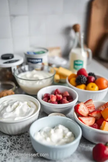 Kreative Kälte: Selbstgemachte Frozen-Yogurt-Maschine für cremigen Genuss ingredients
