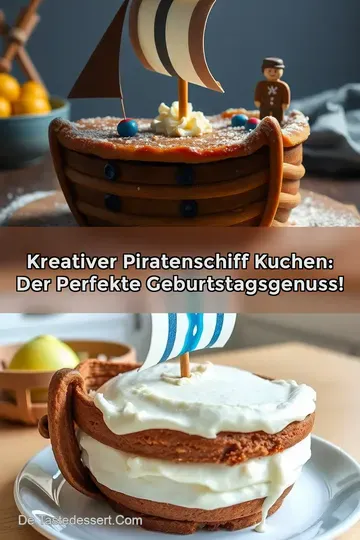 Kreativer Piratenschiff Kuchen: Der perfekte Geburtstagsgenuss!