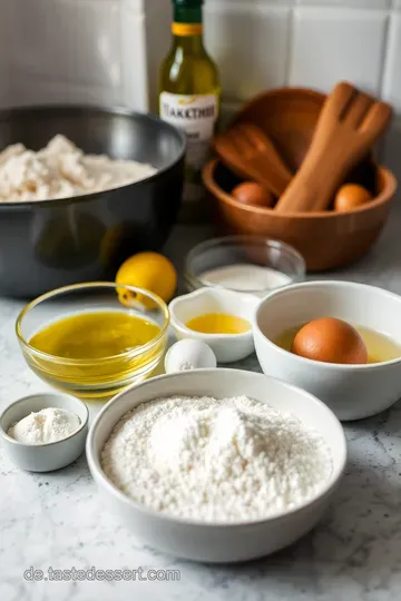 Krosse glutenfreie Brötchen ingredients