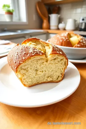 Krosse glutenfreie Brötchen steps