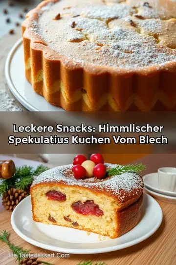 Leckere Snacks: Himmlischer Spekulatius Kuchen vom Blech