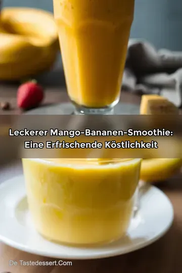 Leckerer Mango-Bananen-Smoothie: Eine erfrischende Köstlichkeit