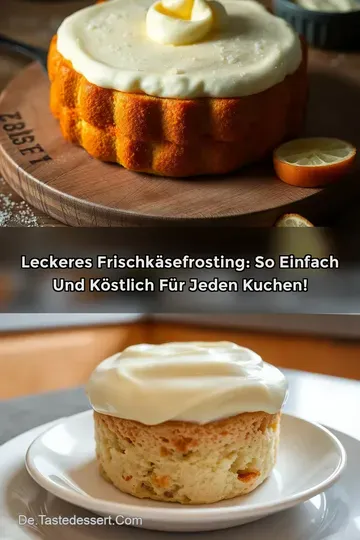 Leckeres Frischkäsefrosting: So einfach und köstlich für jeden Kuchen!