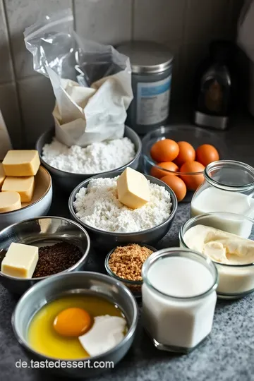 Marmorkuchen – Der beliebte Klassiker aus der deutschen Küche ingredients