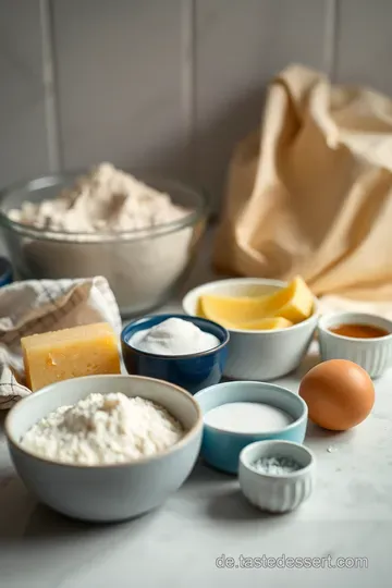 Mürbeteig – Der Klassiker für süße und herzhafte Köstlichkeiten ingredients