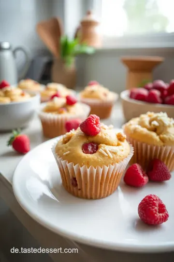 Rhabarber Muffins mit knusprigen Streuseln steps