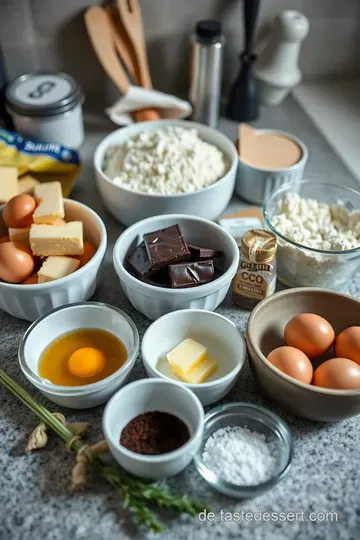 Saftige Schokoladenbrownies – Ein Stückchen Glück! ingredients