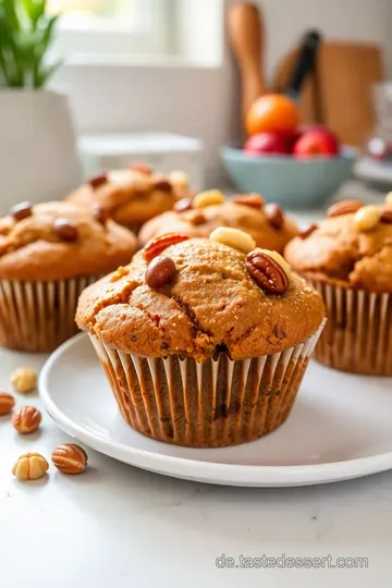 Saftige Vegane Muffins mit Früchten und Nüssen steps