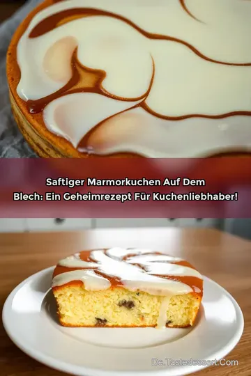 Saftiger Marmorkuchen auf dem Blech: Ein Geheimrezept für Kuchenliebhaber!