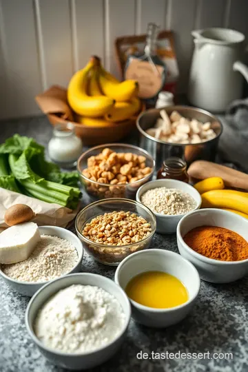 Saftiges Veganes Bananenbrot – Ein Genuss für Groß und Klein ingredients