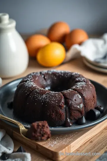 Schokoladenglut – Der klassische Lava Cake presentation
