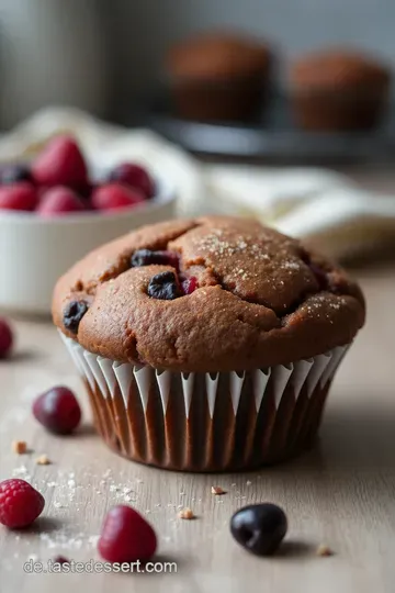Schokoladige Kirschen-Muffins – eine süße Verführung presentation
