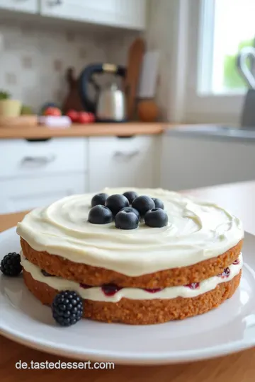 Süße Überraschung: Baby Shower Torte steps