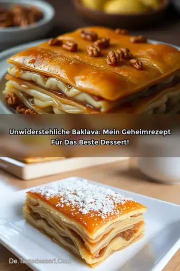 Unwiderstehliche Baklava: Mein Geheimrezept für das beste Dessert!
