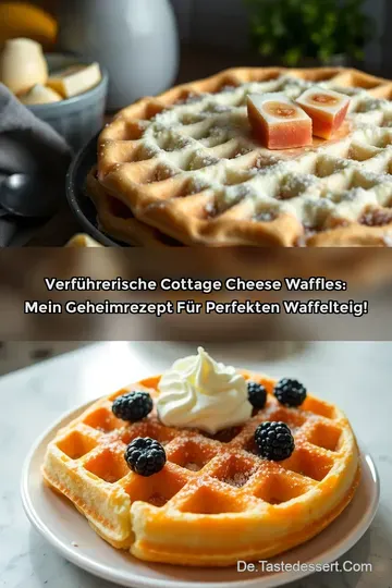 Verführerische Cottage Cheese Waffles: Mein Geheimrezept für perfekten Waffelteig!