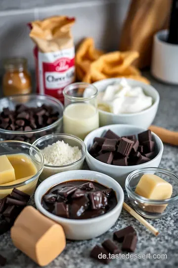 Verführerische Heiße Schokolade aus Dunkler Schokolade ingredients