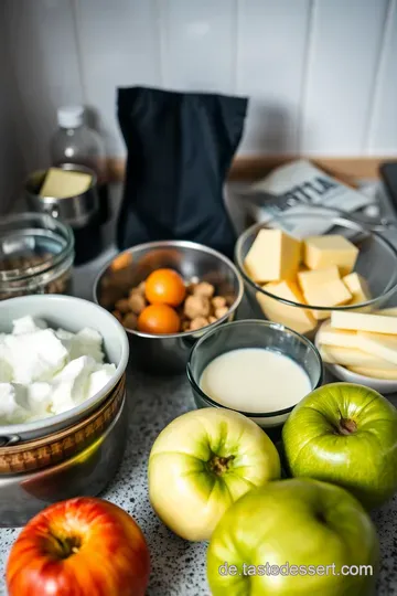 Wunderbarer Apfel-Quark-Kuchen – Ein Stück Heimat ingredients