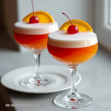 Amaretto Sour Rezept mit Eiwei&szlig; in 5 Minuten zubereitet Rezeptkarte