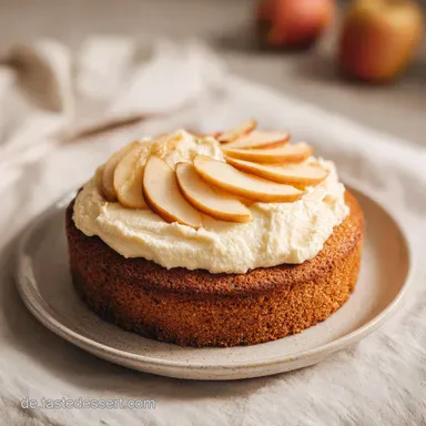 Apfelrahmkuchen f&uuml;r 12 Portionen Rezeptkarte