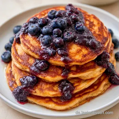 BananaPancakes mit Heidelbeergr&uuml;tze f&uuml;r 2 Rezeptkarte