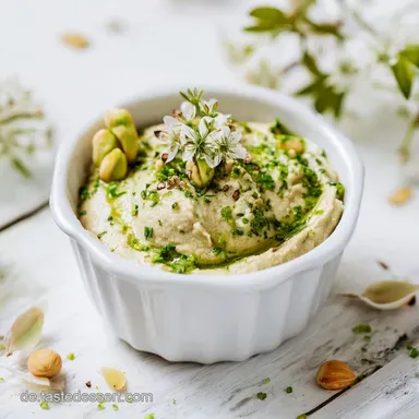 B&auml;rlauch Hummus: Das Ultimative Vegane Fr&uuml;hlingsrezept Rezeptkarte