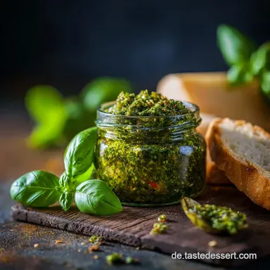 Basilikum Pesto: Authentisches Rezept in 8 Minuten selber machen Rezeptkarte
