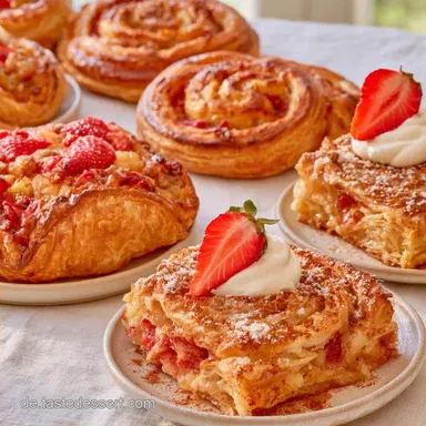 22 S&uuml;&szlig;e Bl&auml;tterteig Rezepte: Quark, Marmelade & Airfryer